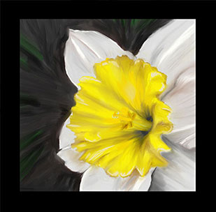 Daffodil painting